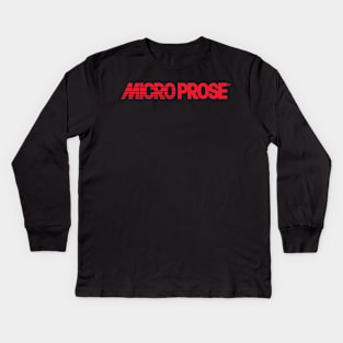 Micro Prose  Logo Kids Long Sleeve T-Shirt